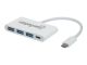 MANHATTAN USB-C 3.1 Gen 1 Type-C Hub with Power Delivery, USB Type-C Male to Th