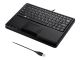 PERIXX Tastatur, Perixx PERIBOARD-510 H PLUS, USB, Super Mini Touchpad Keyboard
