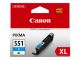 CANON CLI 551C XL Cyan Tintenbehälter
