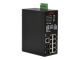 ROLINE Industrial Gigabit Switch, 10 Ports (8x RJ45 + 2x SFP), PoE+, Smart Mana