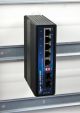 ALLNET Switch industrial unmanaged 4 Port Gigabit 126W / 4x PoE+ / 1x LAN / 1x