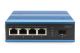 DIGITUS Industrial 4+1 Port Fast Ethernet PoE Switch Unmanaged 4 RJ45 Ports 10/