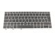 HP Tastatur DE (deutsch) schwarz/silber mit Backlight und Mouse-Stick für HP El