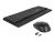 DELOCK USB Tastatur und Maus Set 2,4 GHz schwarz (Handballenauflage).